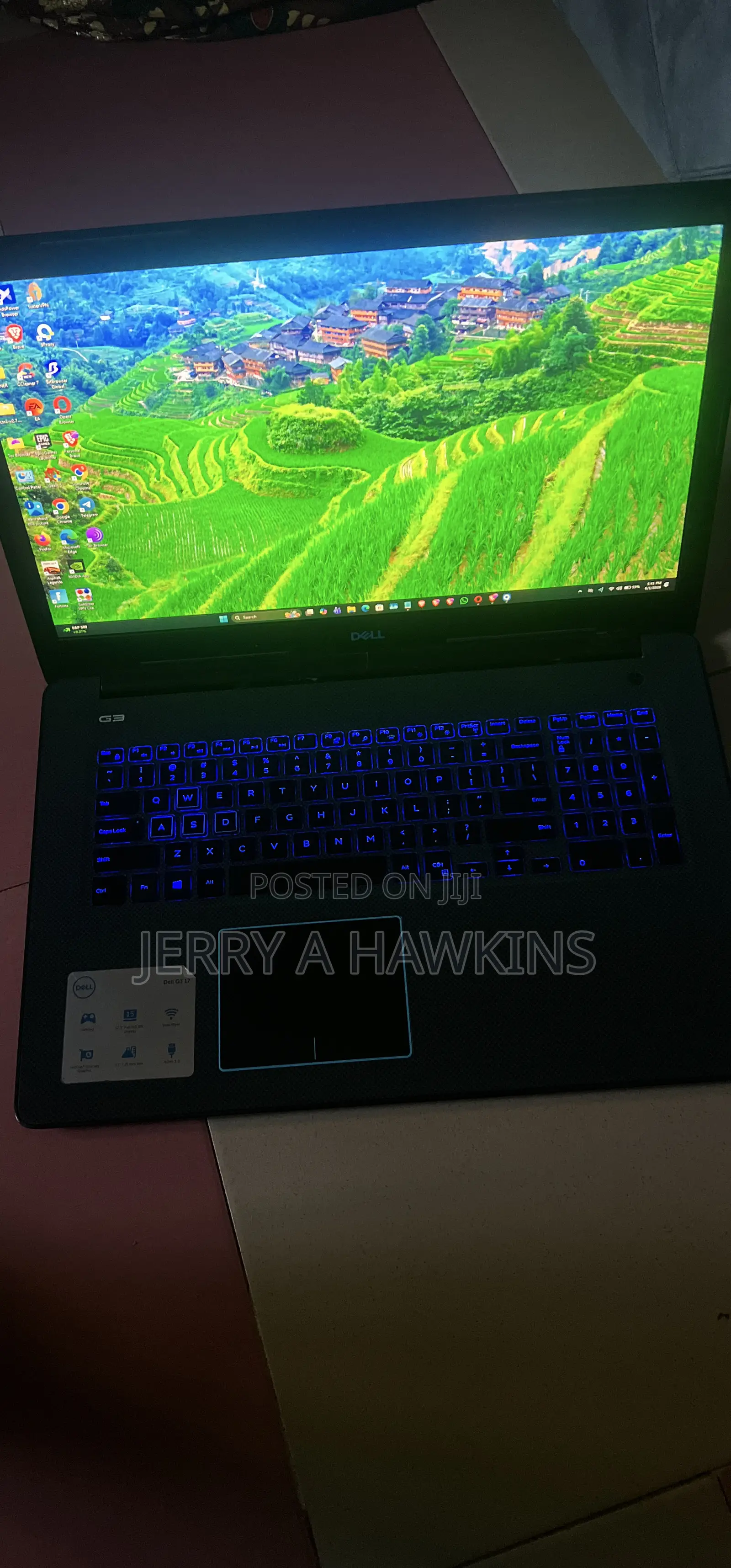 Laptop Dell G3 17 3579 16GB Intel Core i7 HDD+SSD 256GB