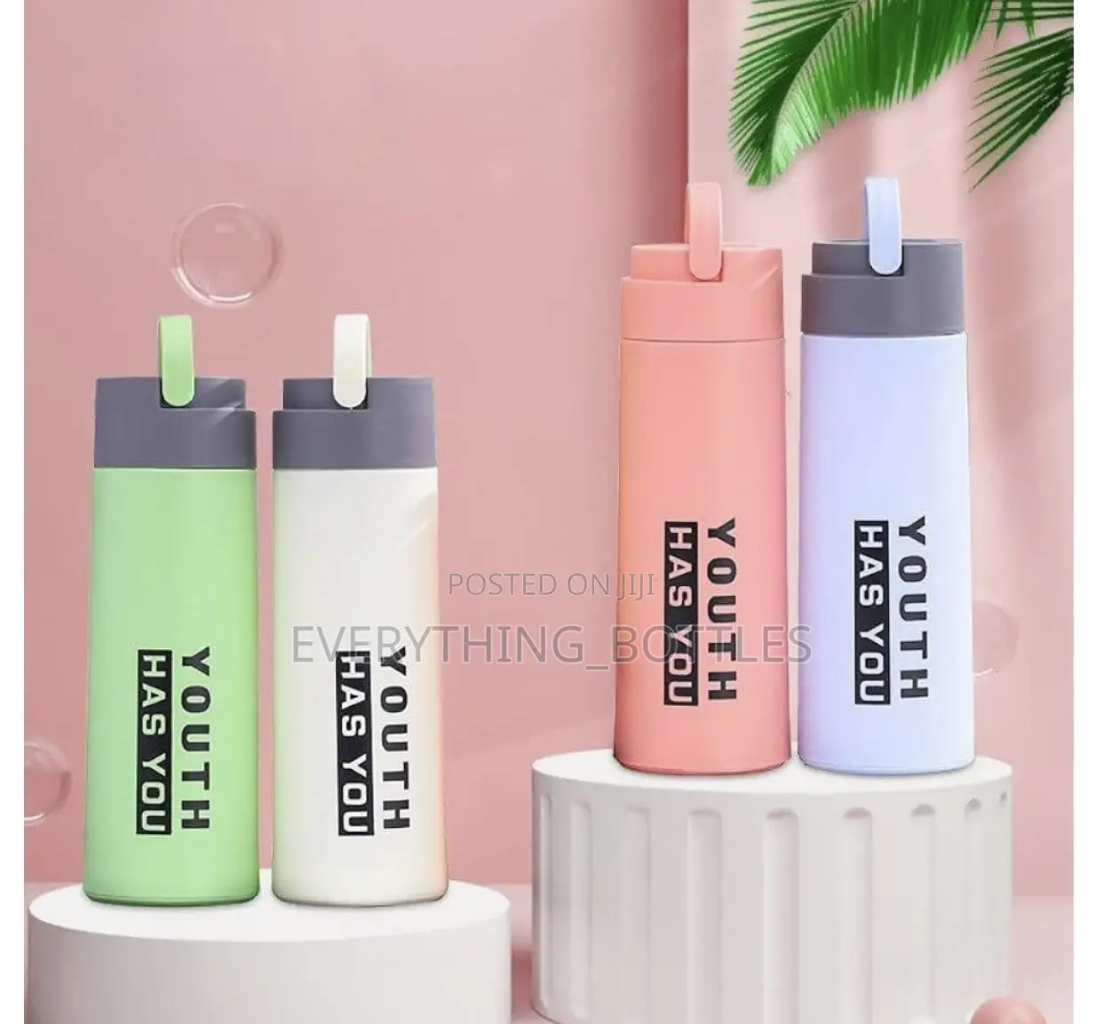 Water Bottle and Glass Tumblers for Children and Adults (450ml)