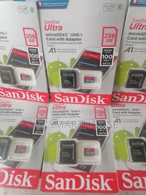 Sandisk Ultra 256gb Microsdxc Memory Card With Adapter