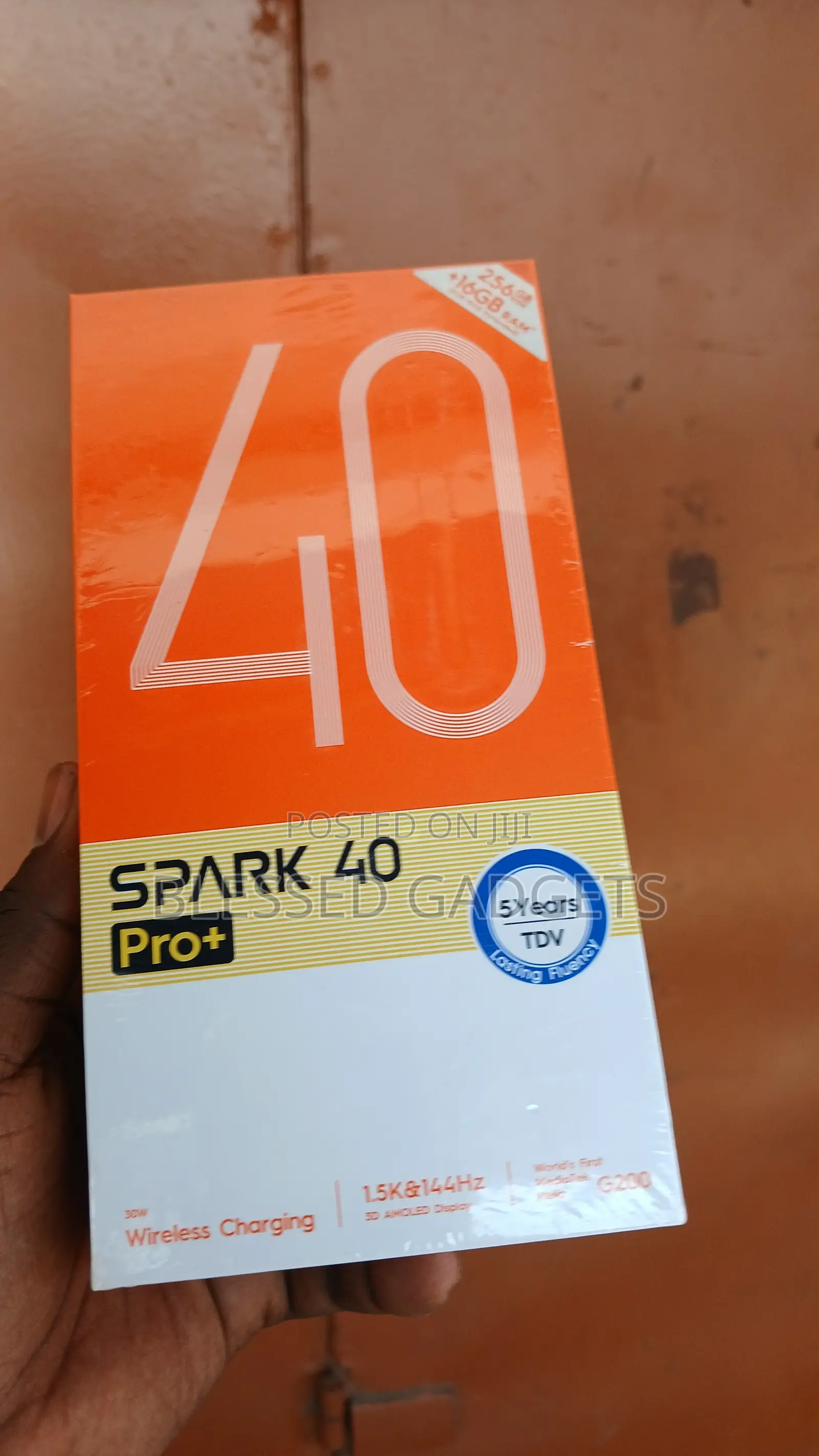 New Tecno Spark 40 Pro+ 256 GB Black