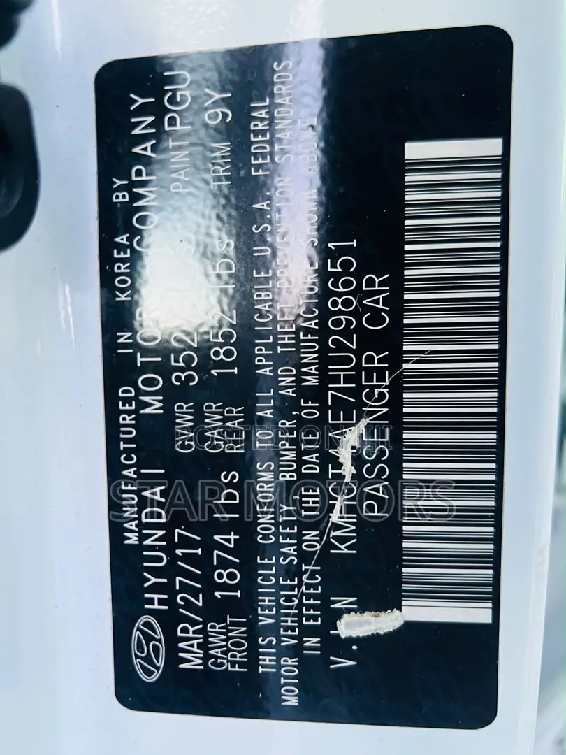 Hyundai Accent 2017 White