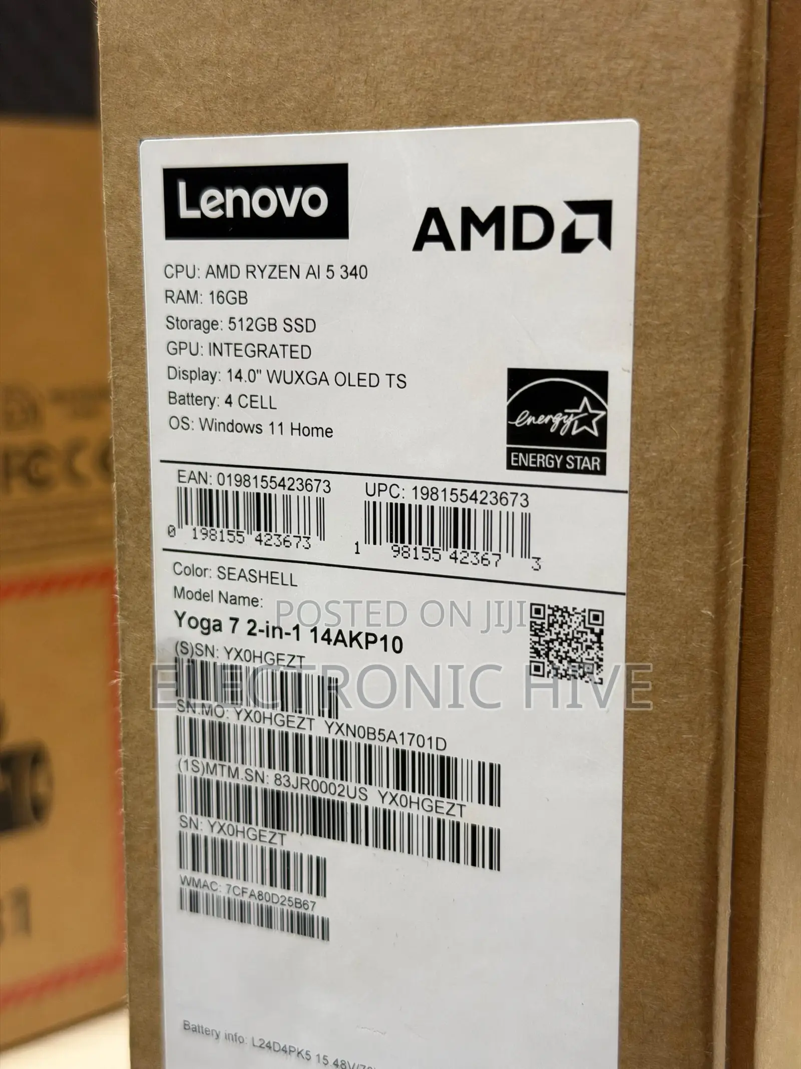 New Laptop Lenovo 16GB AMD Ryzen 5 SSD 512GB