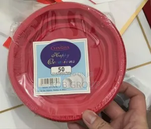 Red Party Plate