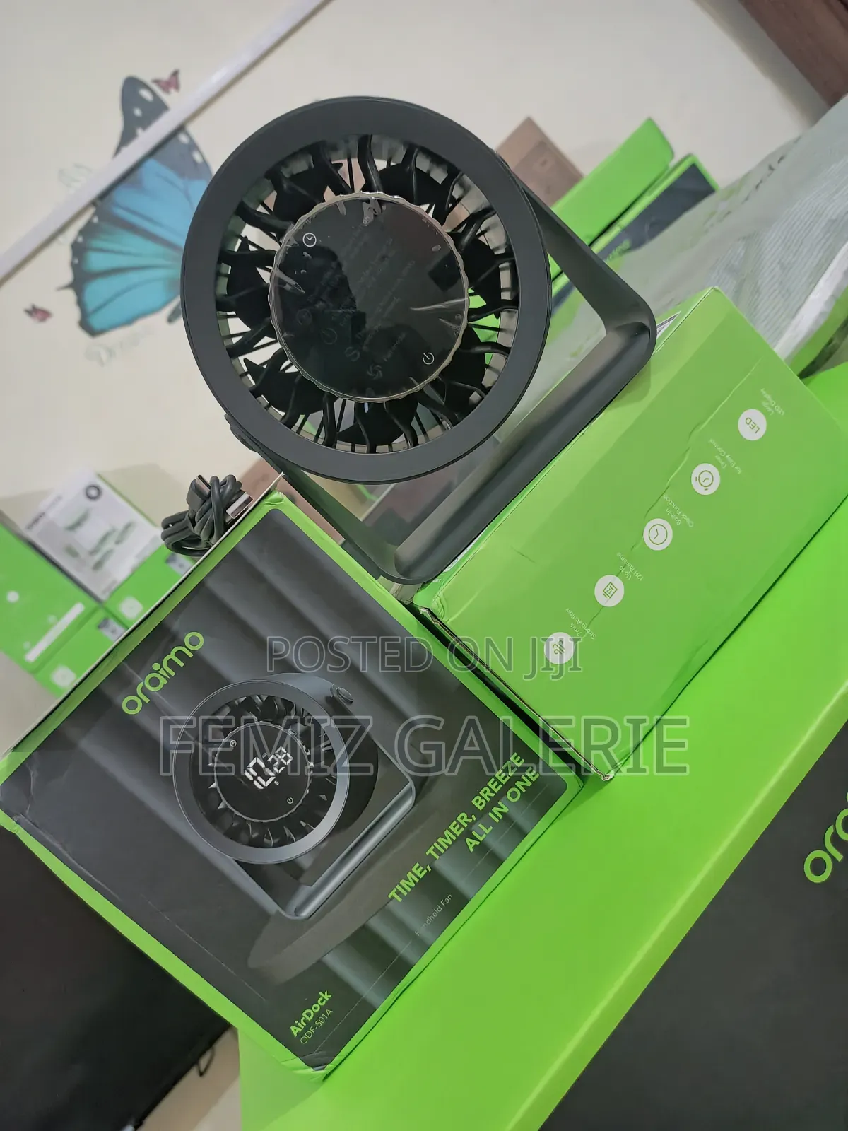 Oraimo Airdock Strong Airflow Portable Desktop Fan
