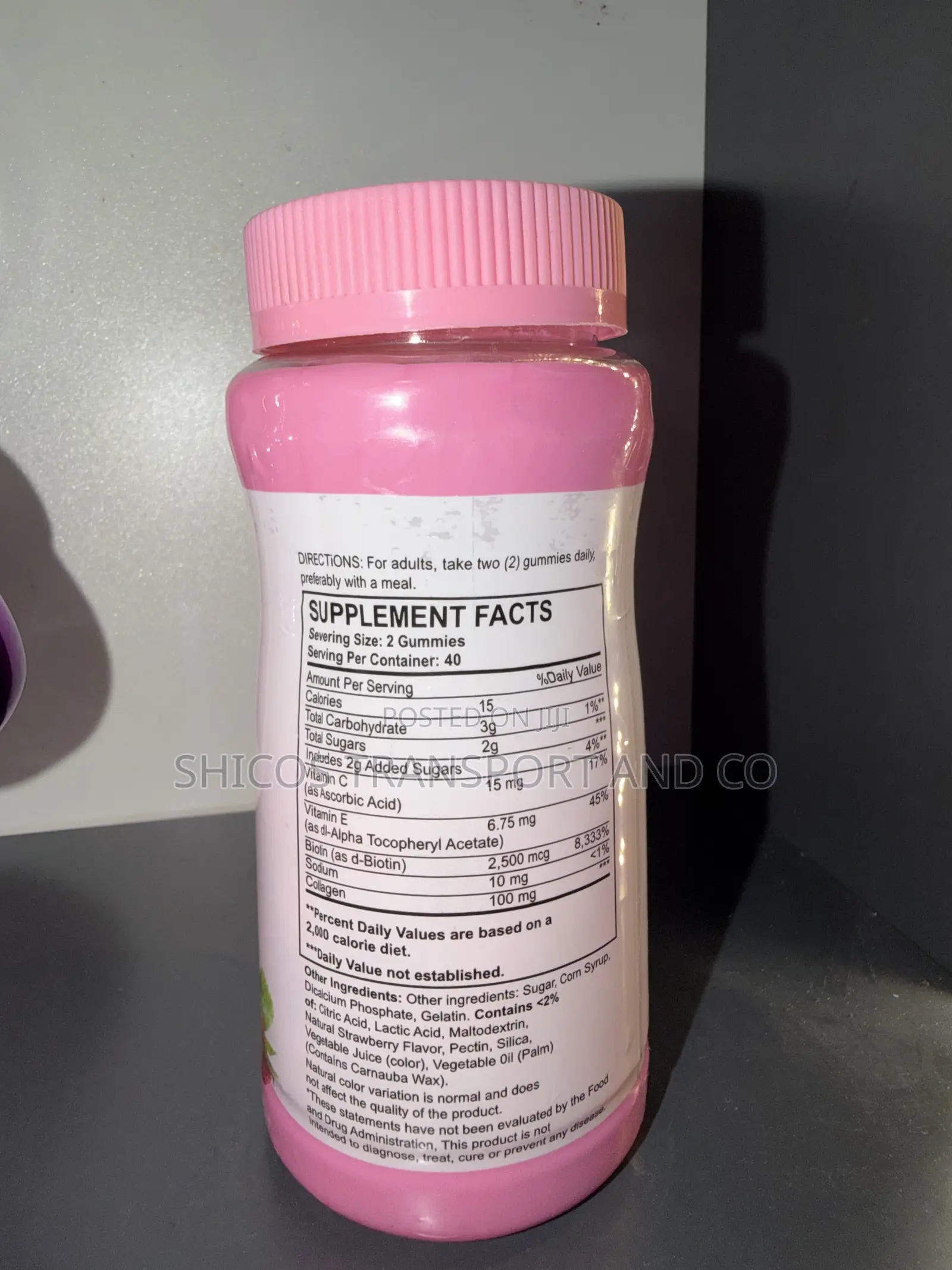 Natural Care for Hair , Skin , Nails Gummies