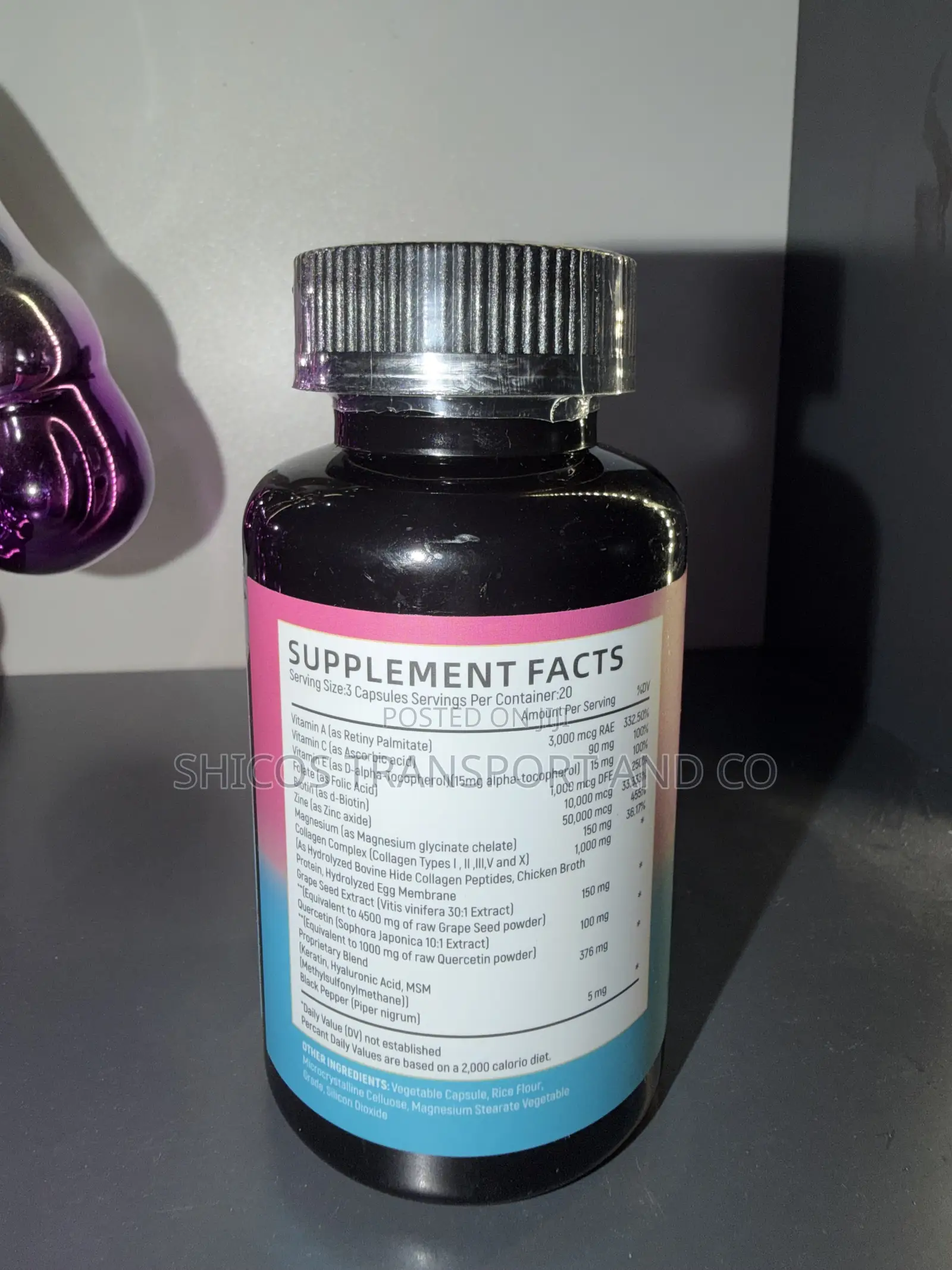 Hydrolyzed Collagen, or Collagen, Vitalglow Blend