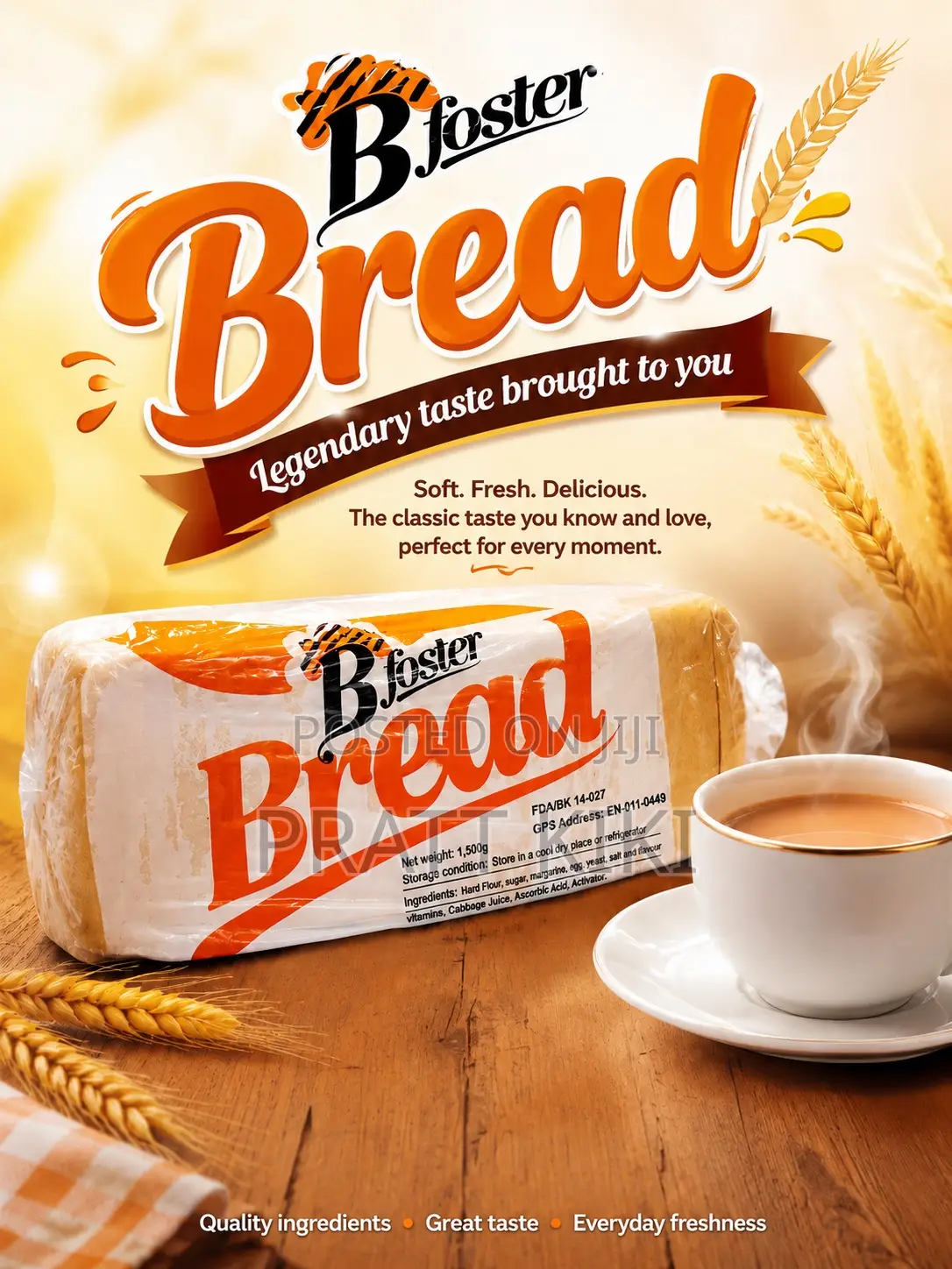 B Foster Bread (Legendary Taste)