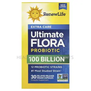 Renew Life Probiotic, 100 Billion Cfus, 12 Strains, 30 Veg Dr Capsules