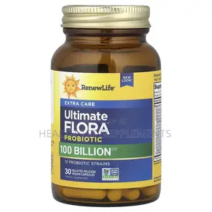 Renew Life Probiotic, 100 Billion Cfus, 12 Strains, 30 Veg Capsules