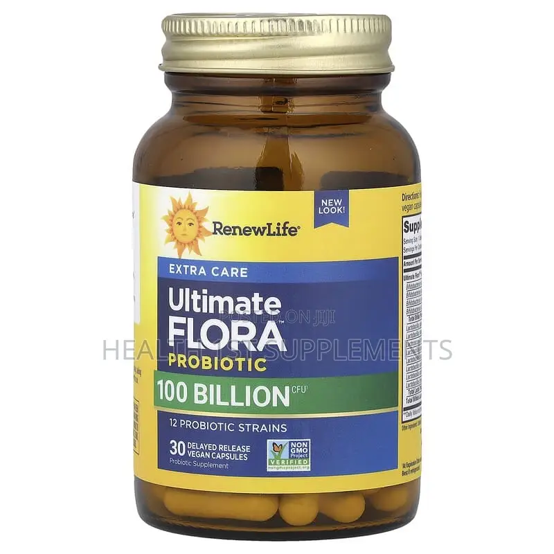 Renew Life Probiotic, 100 Billion Cfus, 12 Strains, 30 Veg Dr Capsules
