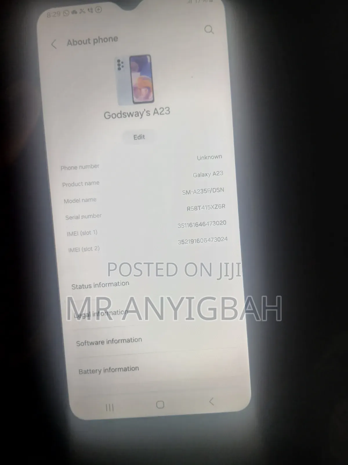 Samsung Galaxy A23 128 GB Blue