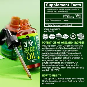 Cv 90+ Oregano Oil, Natural Antibiotic, 1 Fl Oz (30 Ml)
