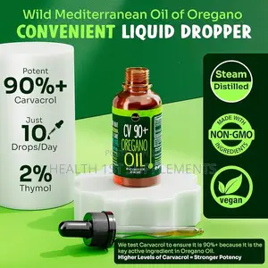 Cv 90+ Oregano Oil, Natural Antibiotic, 1 Fl Oz (30 Ml)