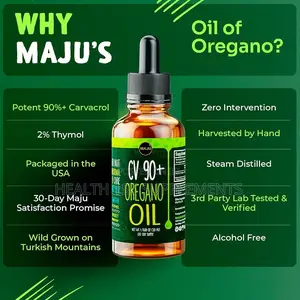 Cv 90+ Oregano Oil, Natural Antibiotic, 1 Fl Oz (30 Ml)