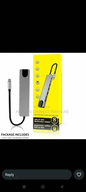 Type-C 8 in 1 Adapter
