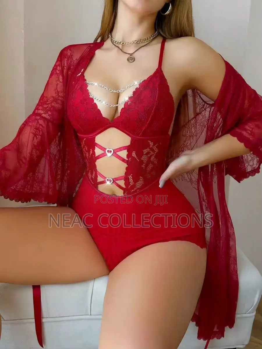 Sexy Hollow Lace Suspender Women’S Lingerie
