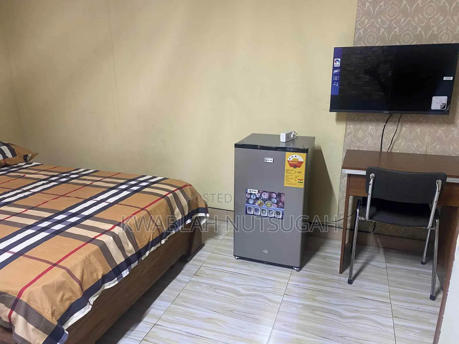Nice Furnished Single Room Self Contain for Short Stay at Nungua Adogono