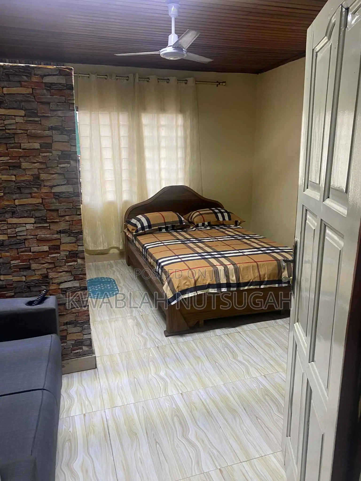 Nice Furnished Single Room Self Contain for Short Stay at Nungua Adogono
