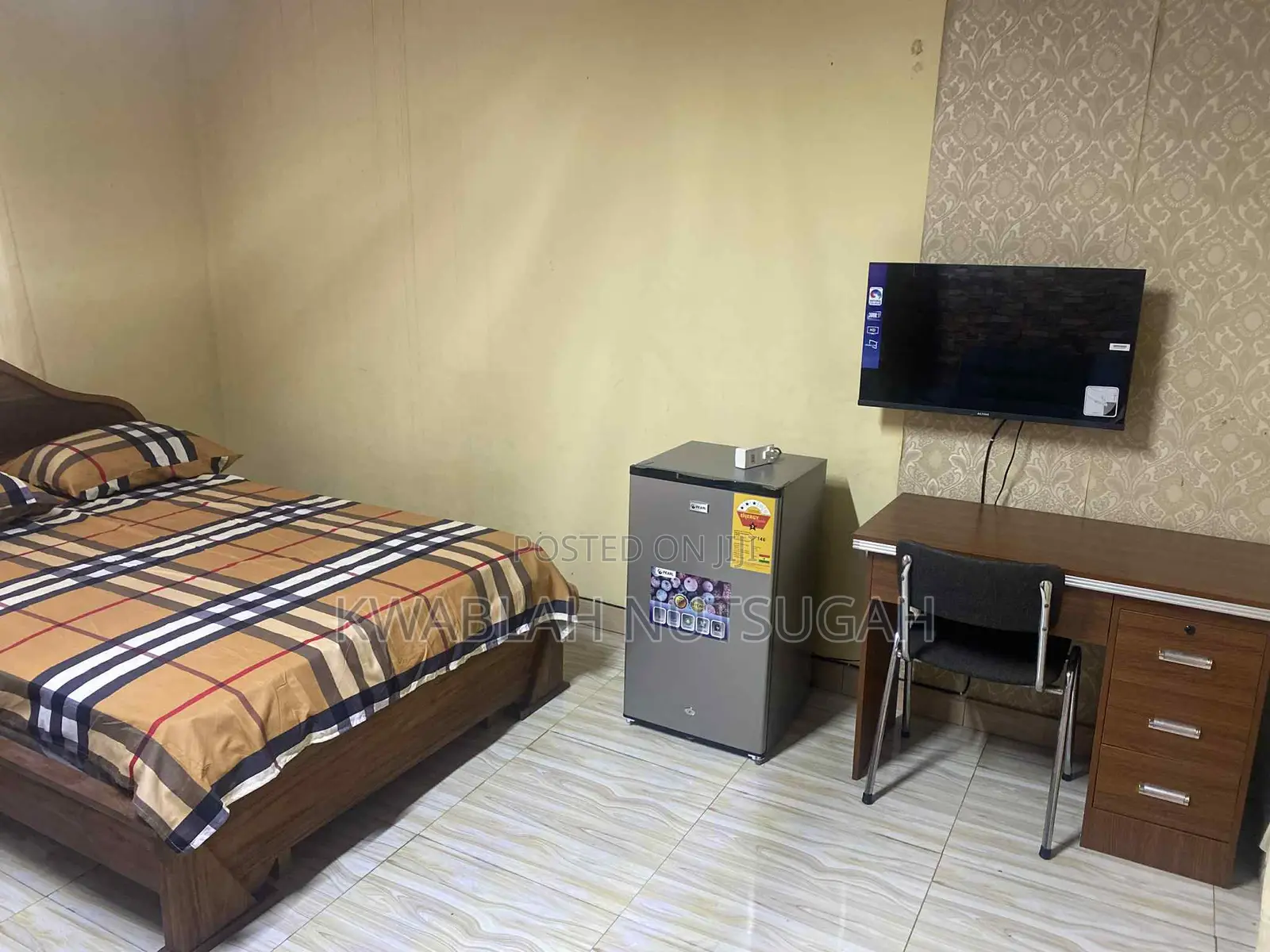 Nice Furnished Single Room Self Contain for Short Stay at Nungua Adogono