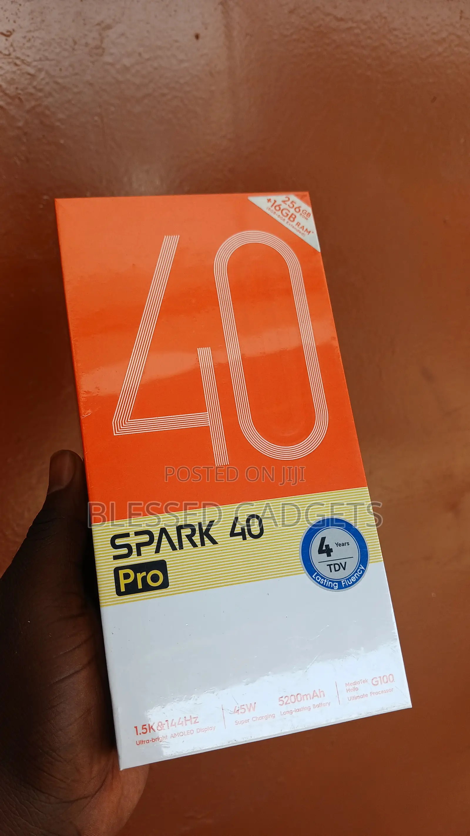 New Tecno Spark 40 Pro 256 GB Black
