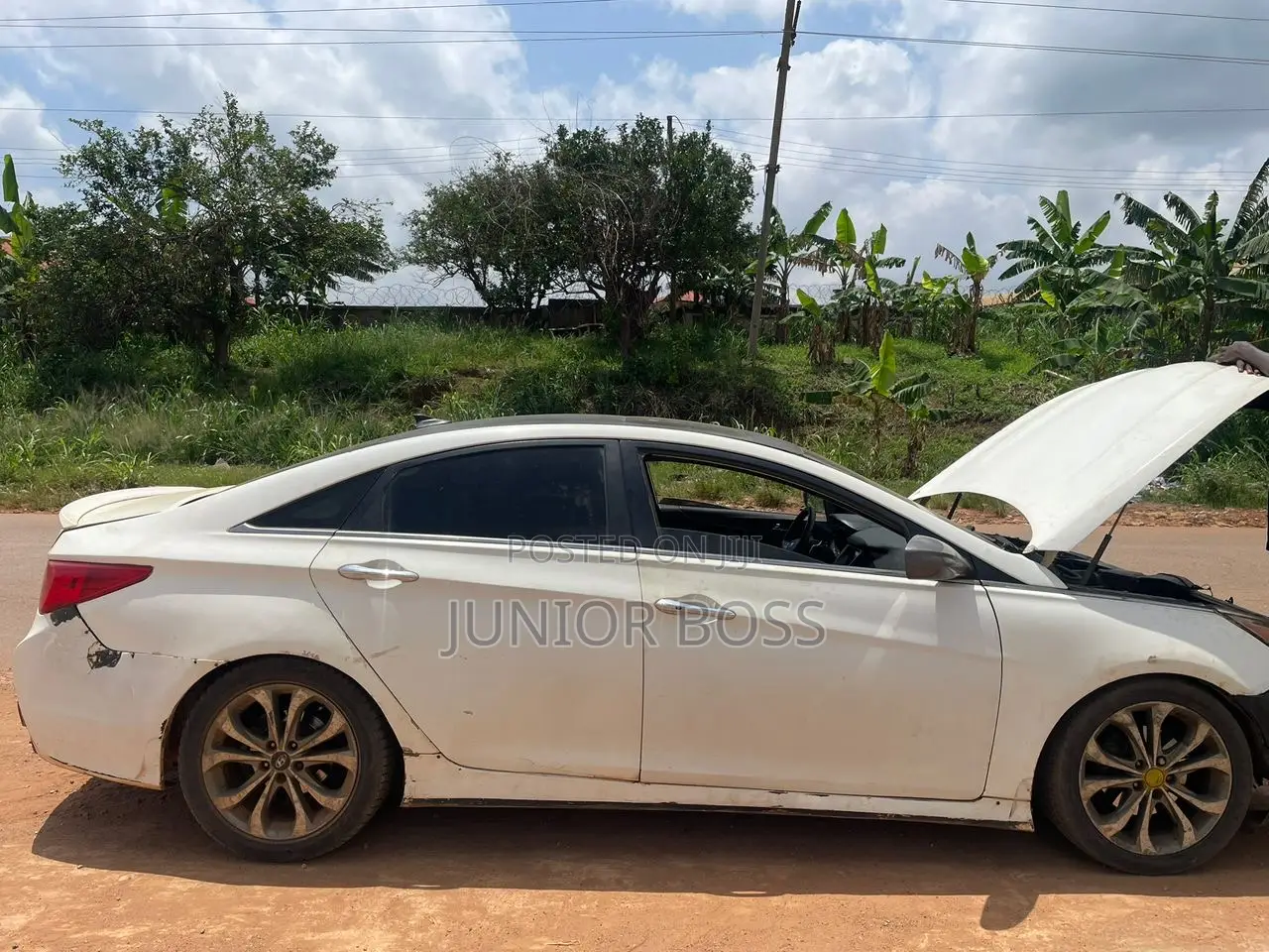 Hyundai Sonata SE 4dr Sedan (2.4L 4cyl 6A) 2014 White