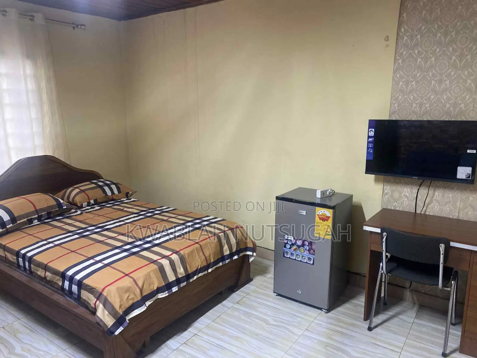 Nice Furnished Single Room Self Contain for Short Stay at Nungua Adogono