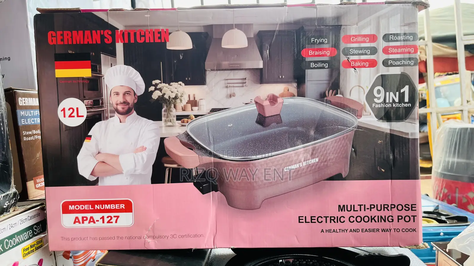 12 Liters Multipurpose Electric Cooker