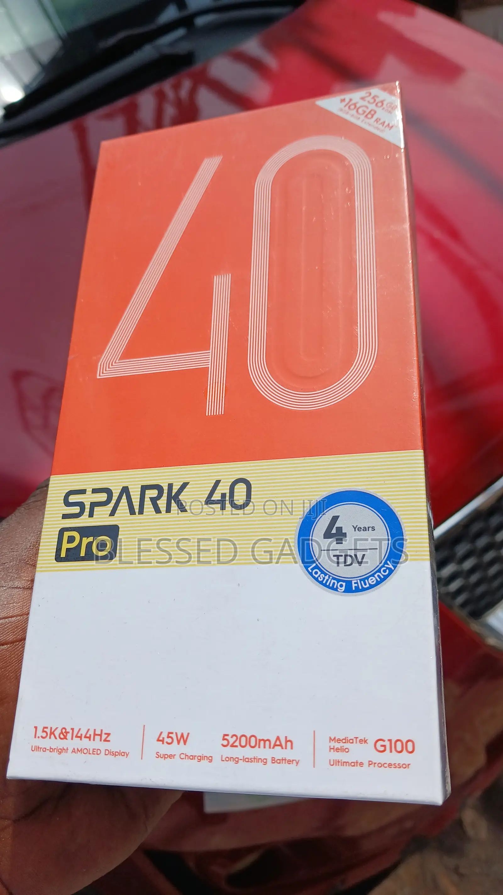 New Tecno Spark 40 Pro 256 GB Blue