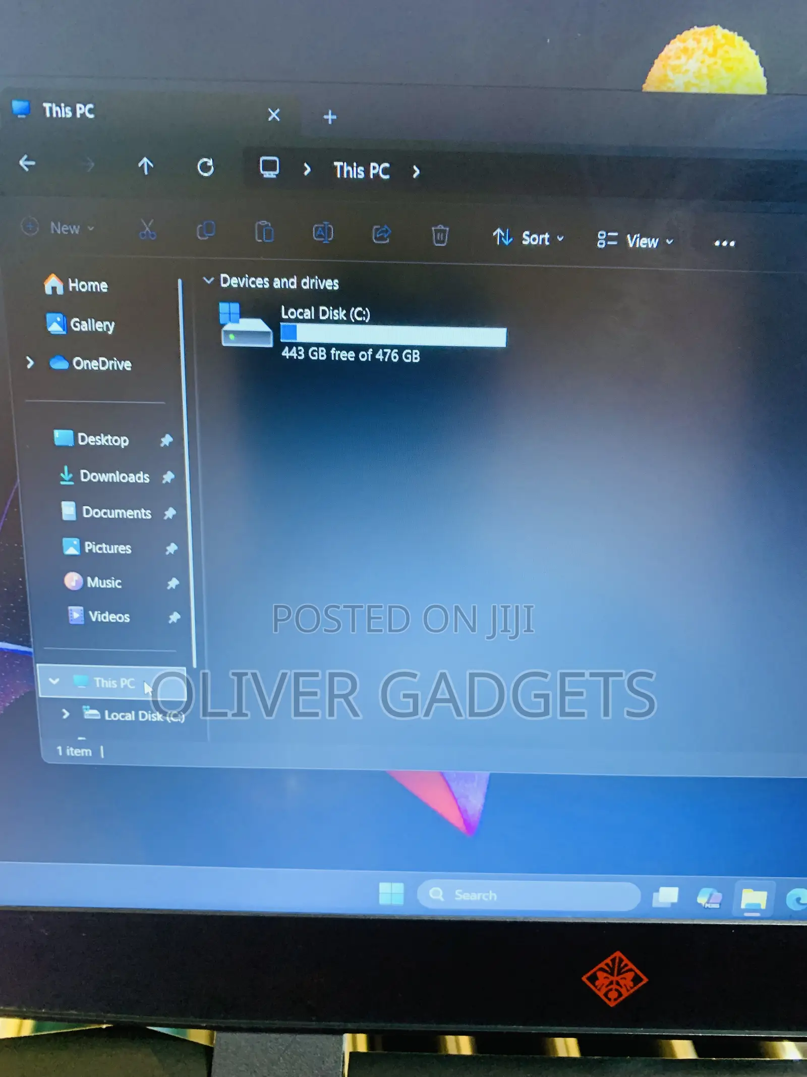 Laptop HP Omen 15-dh002nr 16GB Intel Core i5 SSD 512GB