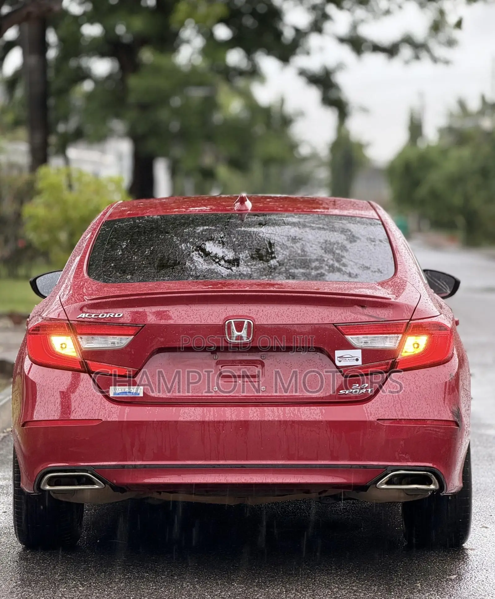 Honda Accord 2019 Red