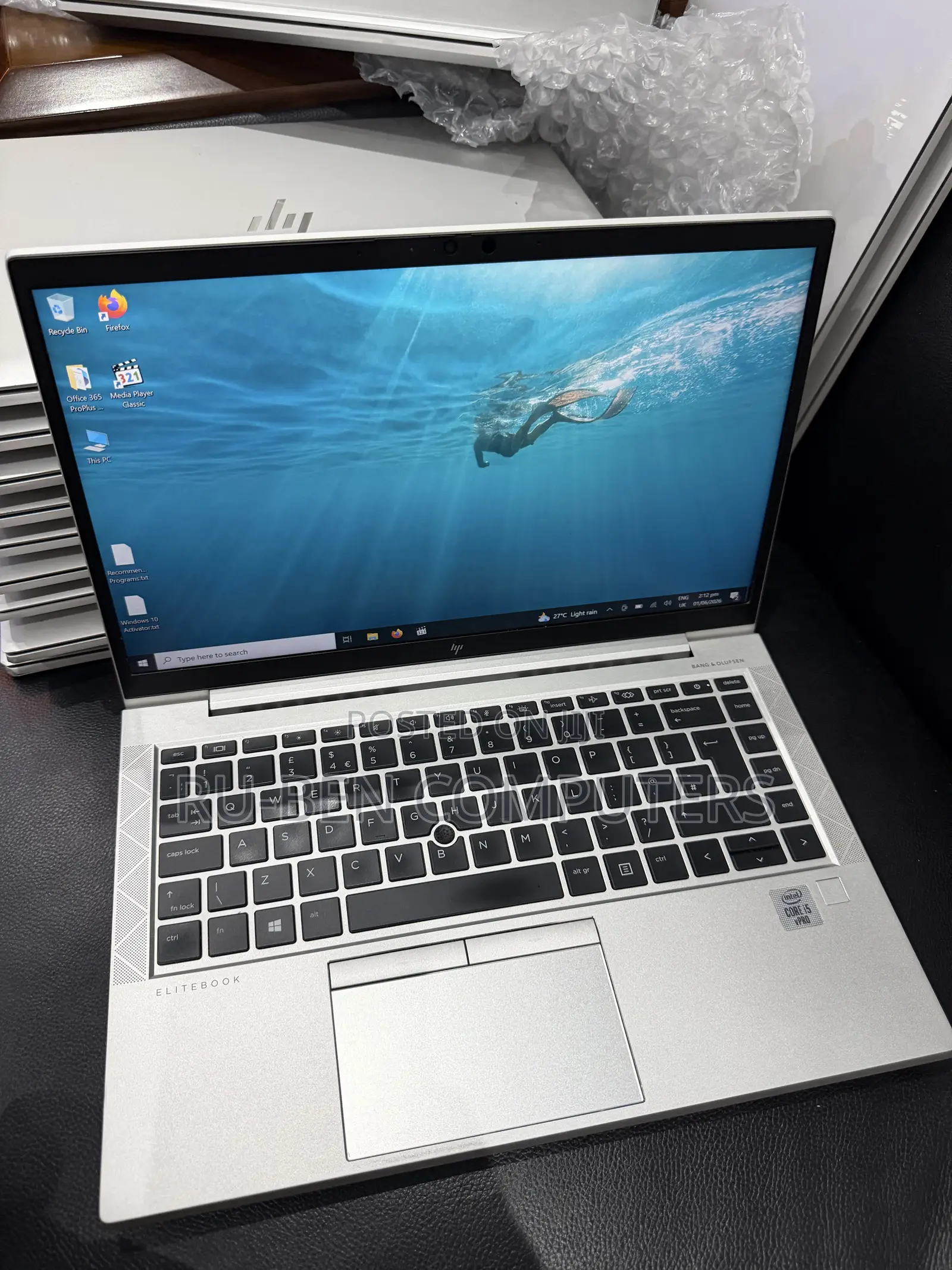 Laptop HP EliteBook 840 G7 8GB Intel Core i5 SSD 256GB