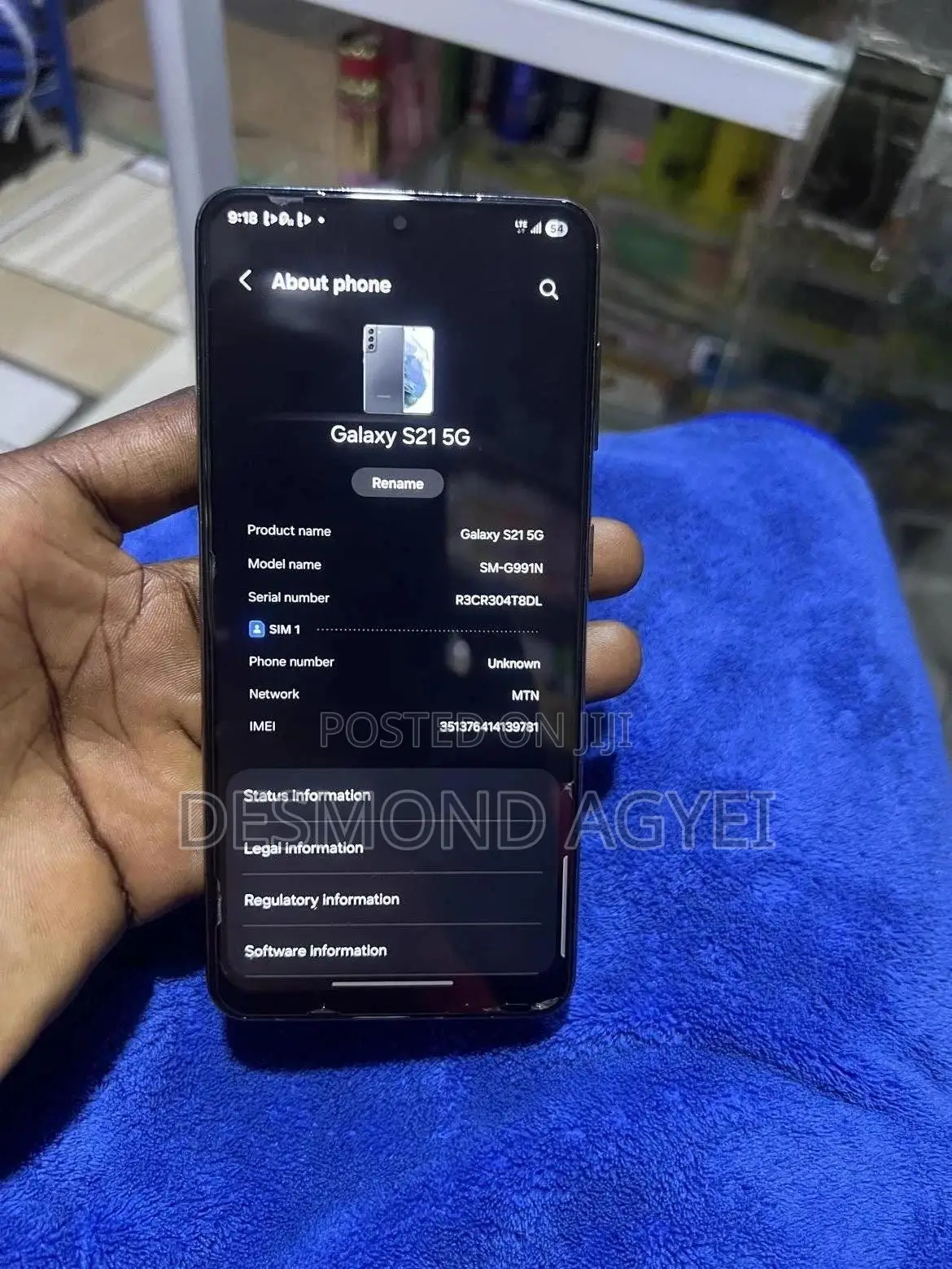 Samsung Galaxy S21 5G 256 GB Black