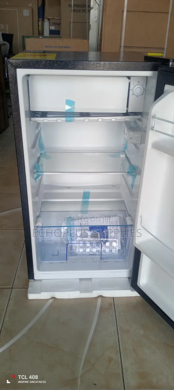 Pearl Table Top Fridge/80 Liters/ Single Door/Glass Design
