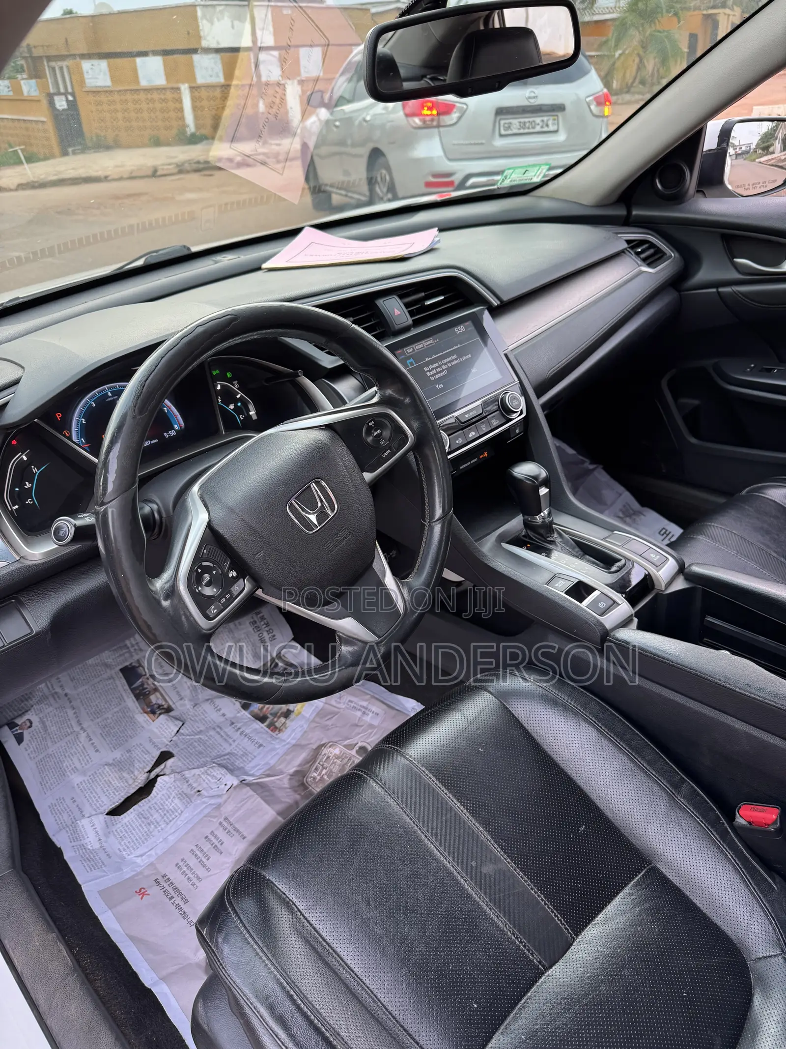 Honda Civic EX-L 4dr Sedan (1.5L 4cyl) 2017 White