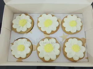Decorated 6 Cupcakes