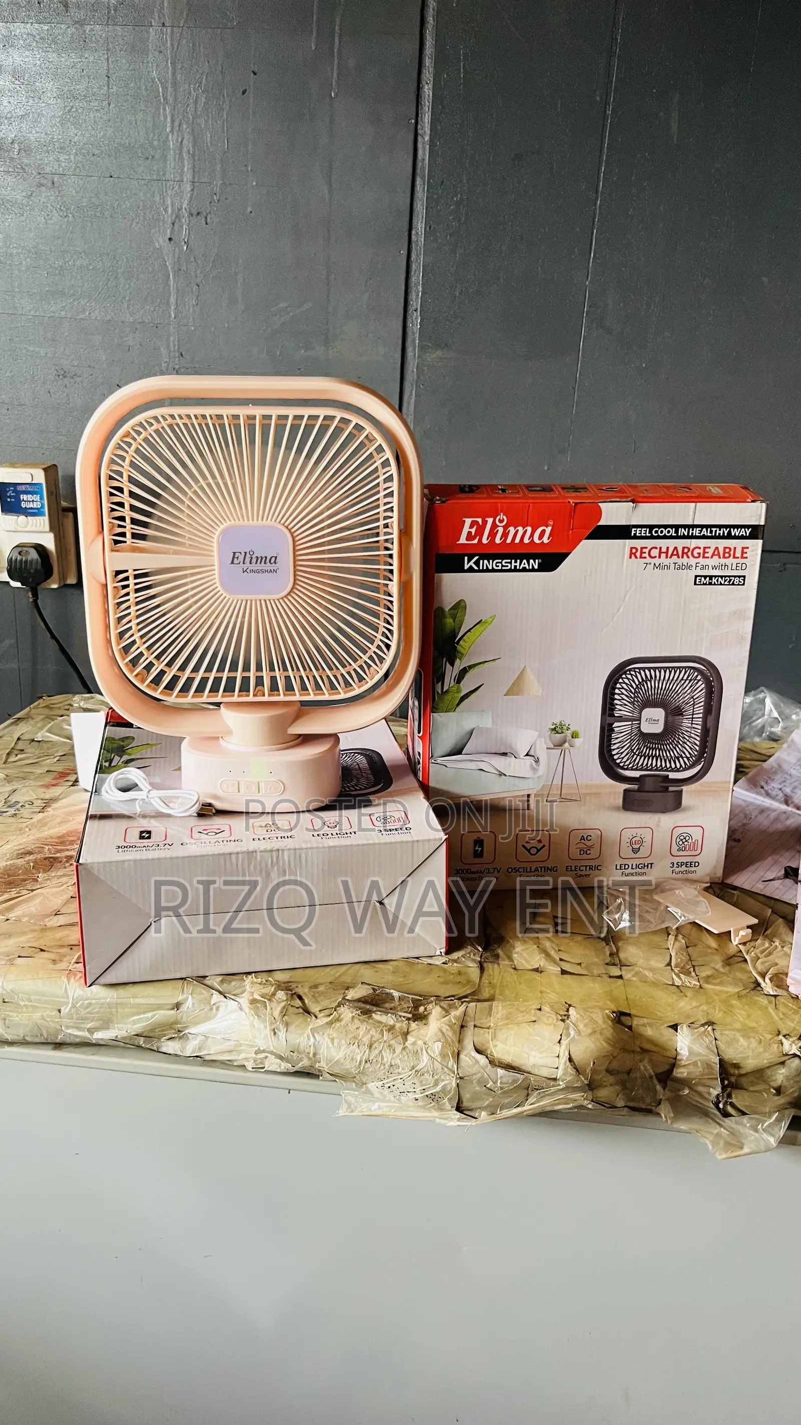 Chargeable Desktop Fan
