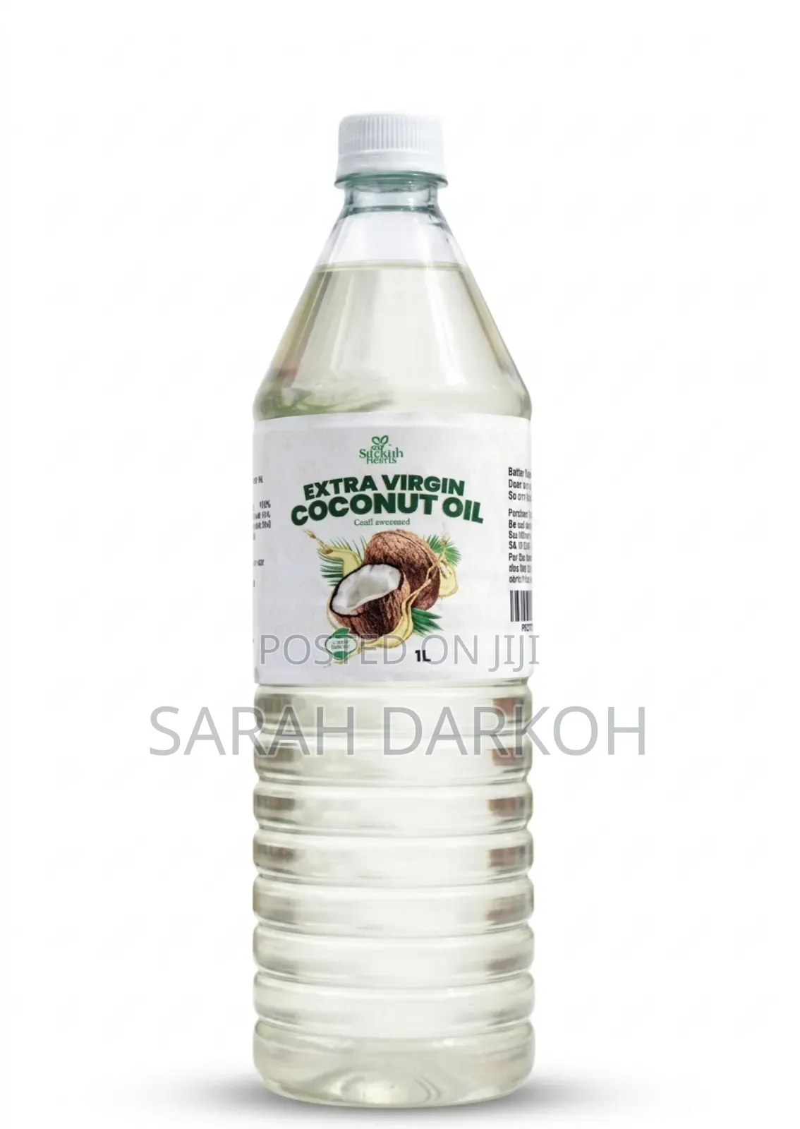 Extra Virgin Coconut Oil(Cold Pressed)1liter