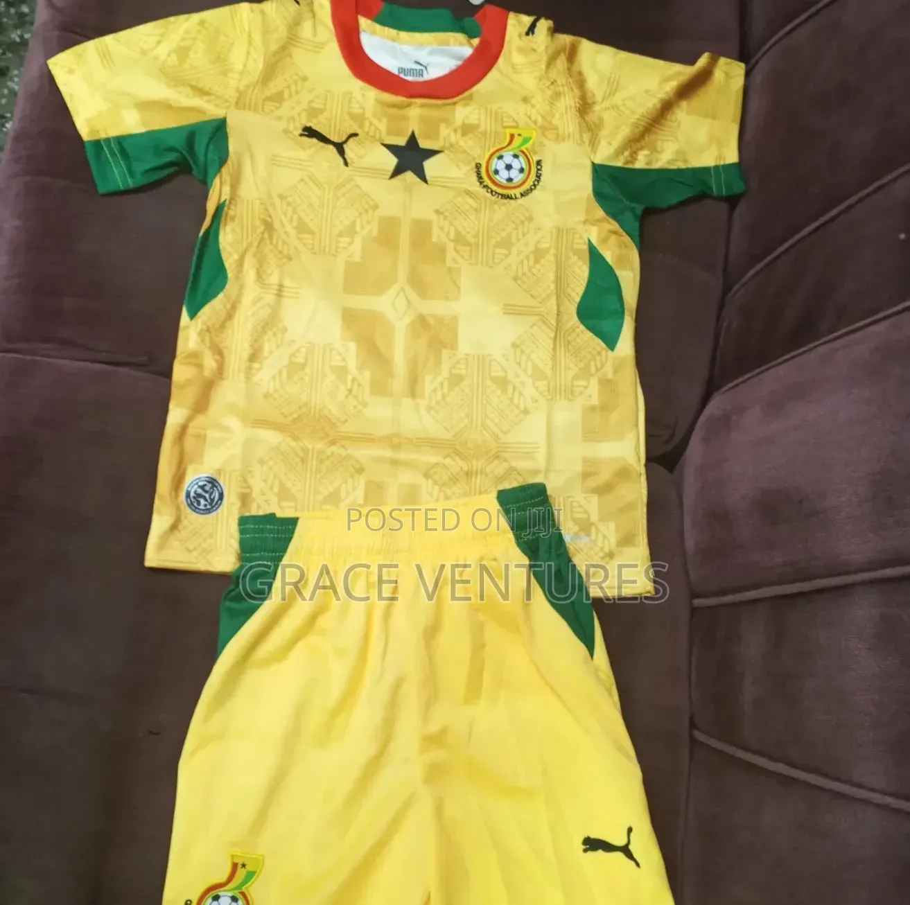 Ghana Black Stars Home Kit Available For Kids