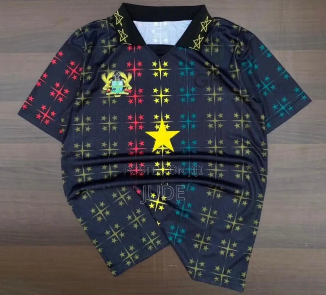 Ghana Coat of Arms Jersey (Black)