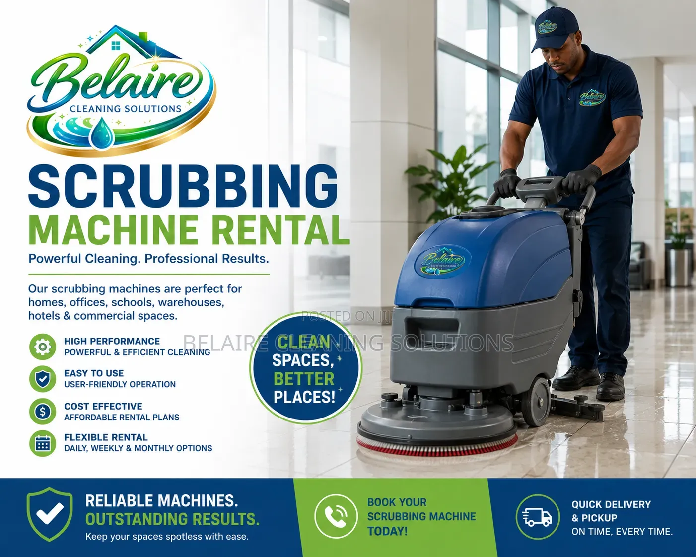 Scrubbing Machine for Rent