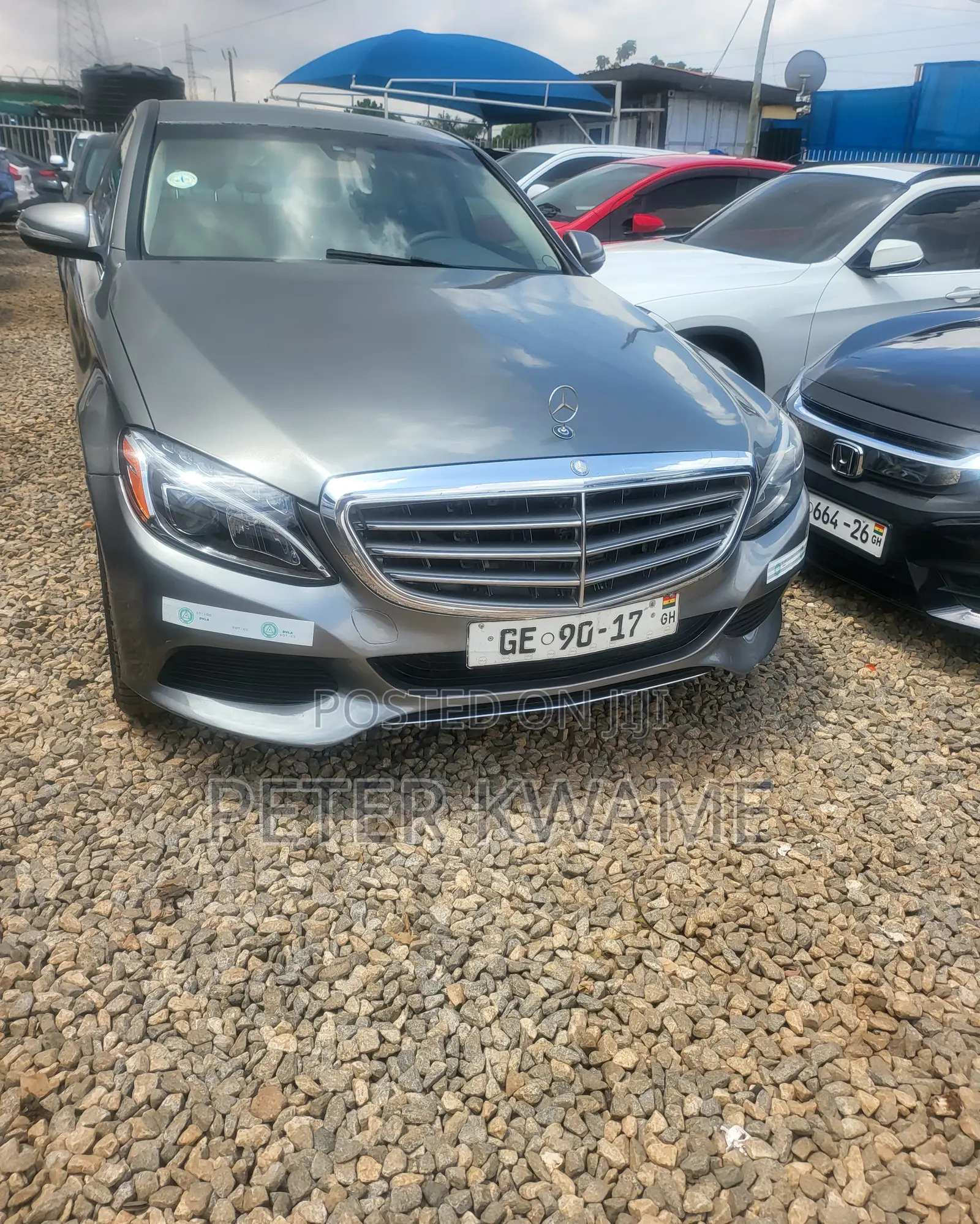 Mercedes-Benz C300 Luxury 4matic Sedan AWD (2.0L 4cyl 7A) 2017 Gray