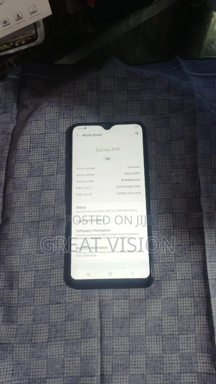 Samsung A10 32 GB Black