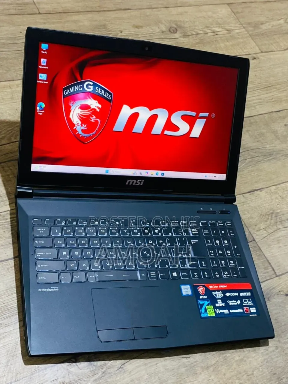 Laptop MSI GL62M 7RDX 16GB Intel Core i7 HDD+SSD 1.5T