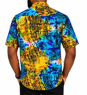 Stylish African Print Shirt With Vibrant Colour