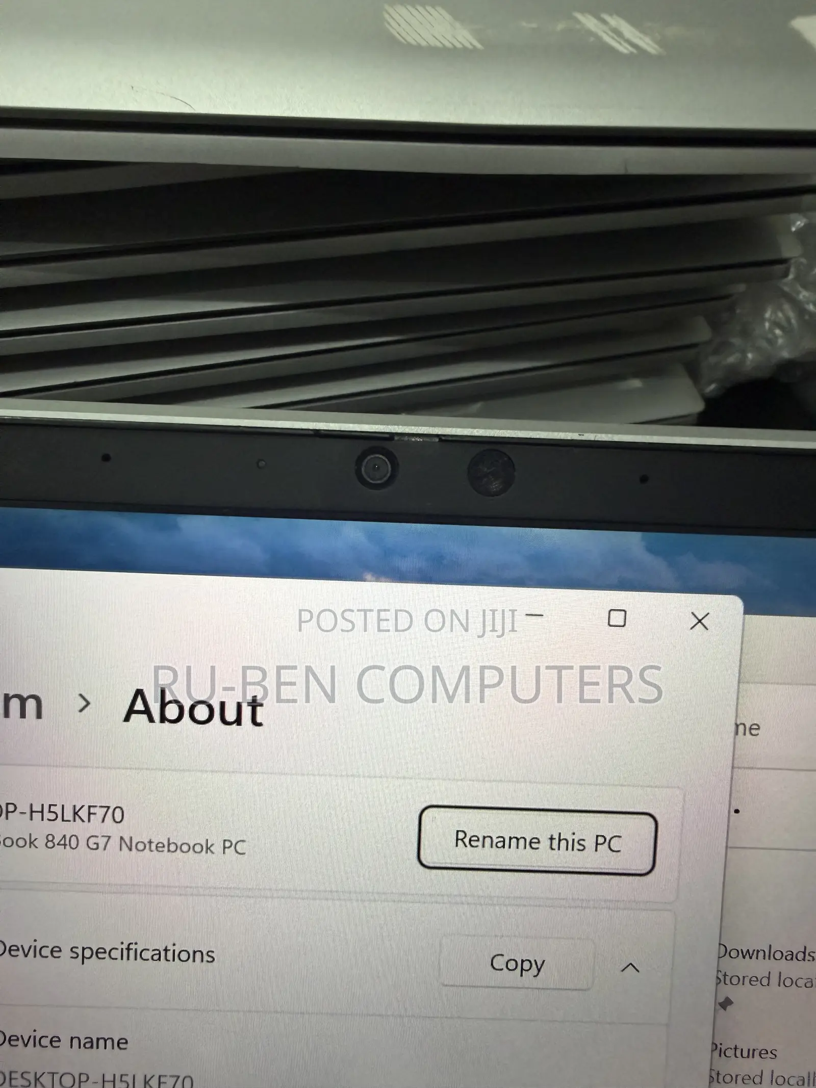 Laptop HP EliteBook 840 G7 8GB Intel Core i5 SSD 256GB