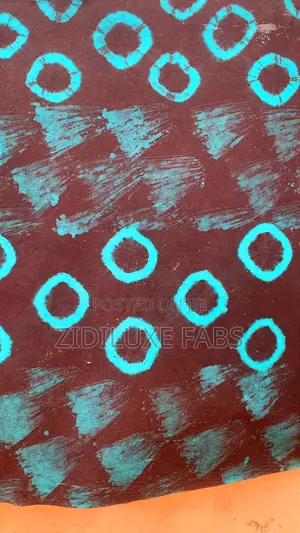 Mint Green And Brown Tye Dye Batik
