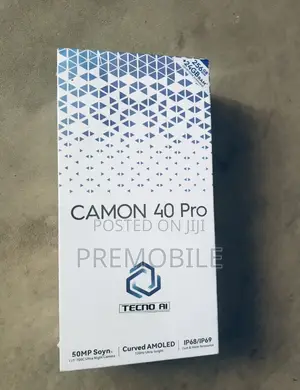 New Tecno Camon 40 Pro 5G 256 GB Black