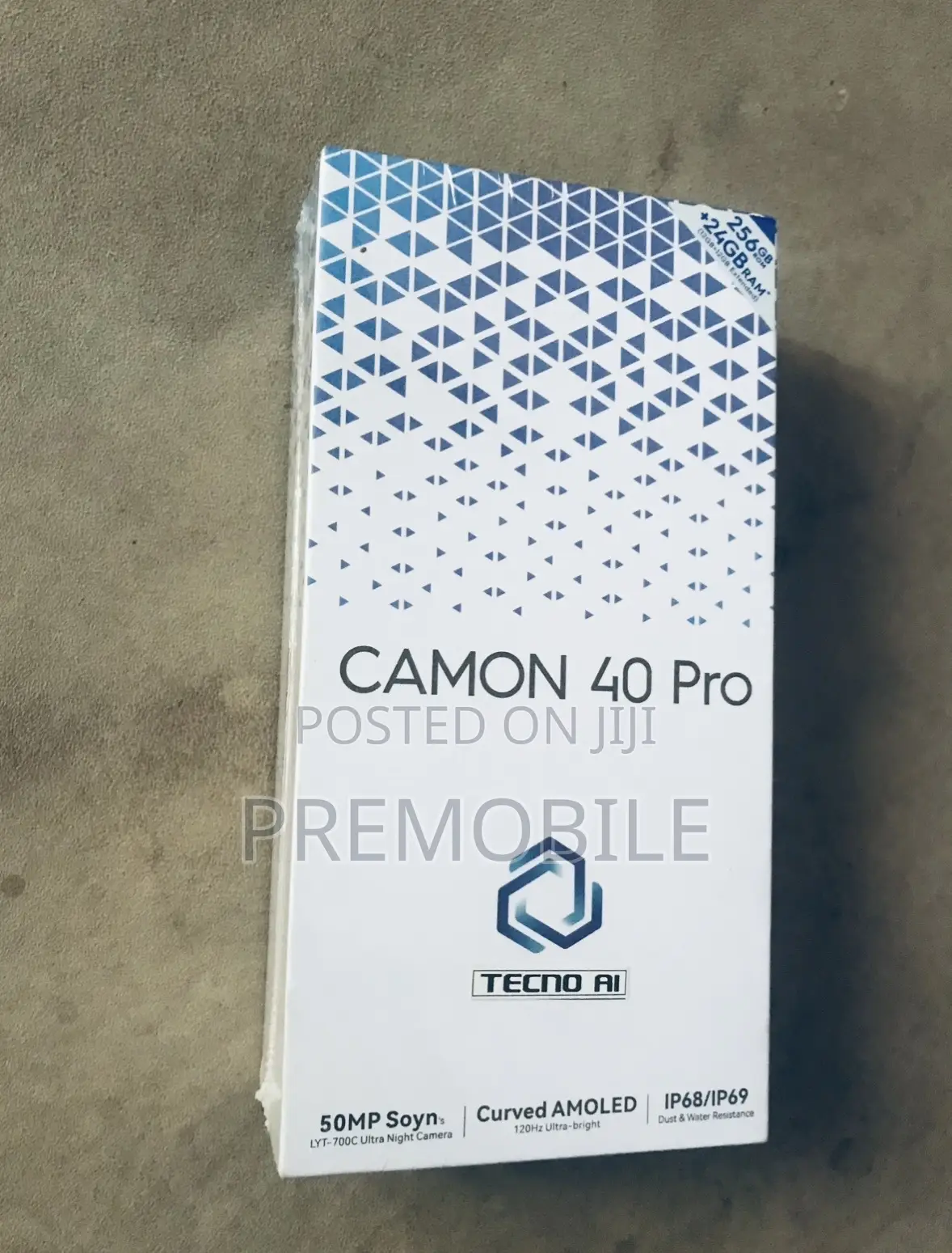 New Tecno Camon 40 Pro 5G 256 GB Black