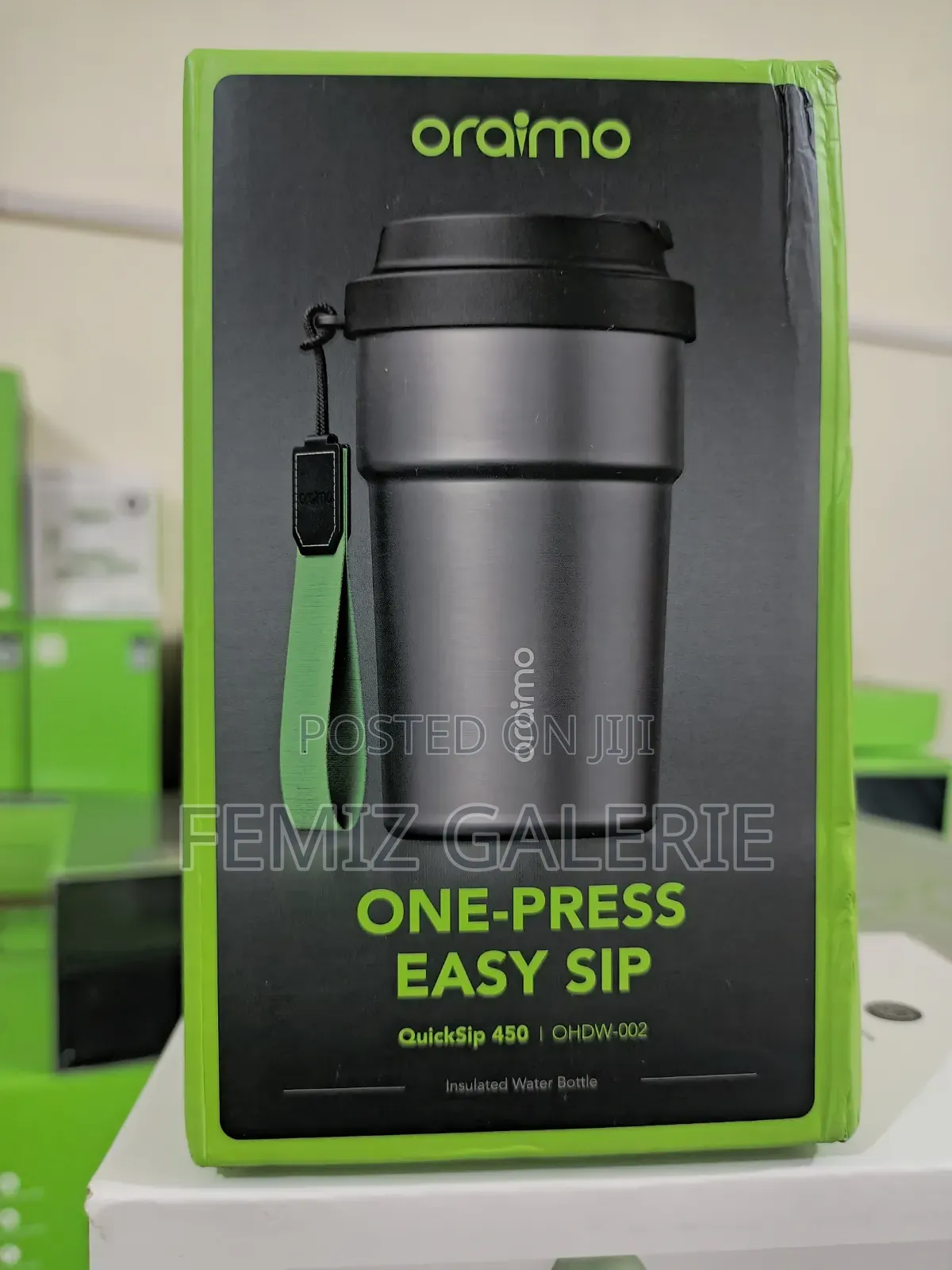 Oraimo Quicksip 450 Temperature-Lock Leakproof Insulated Water Bottle