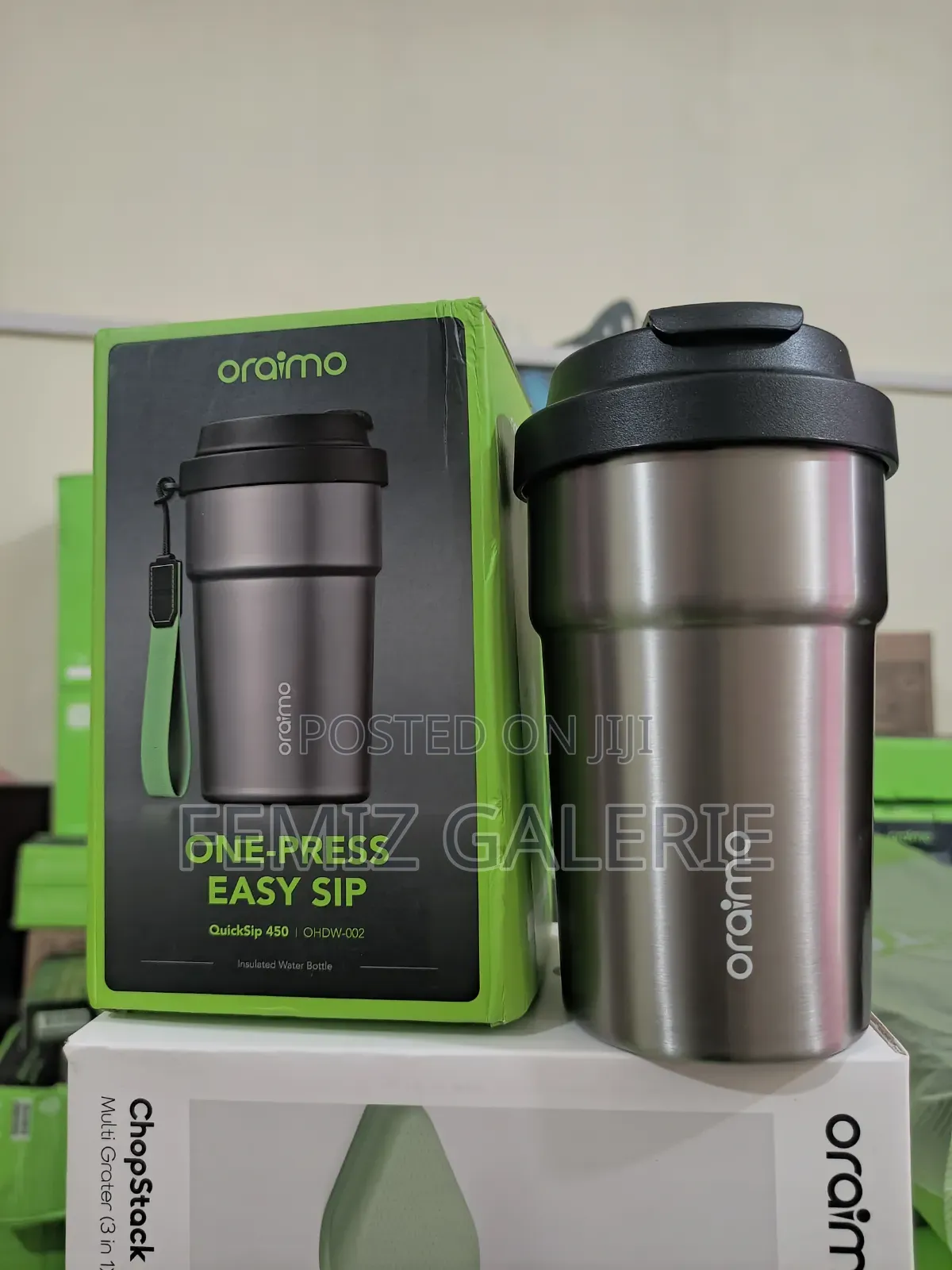 Oraimo Quicksip 450 Temperature-Lock Leakproof Insulated Water Bottle